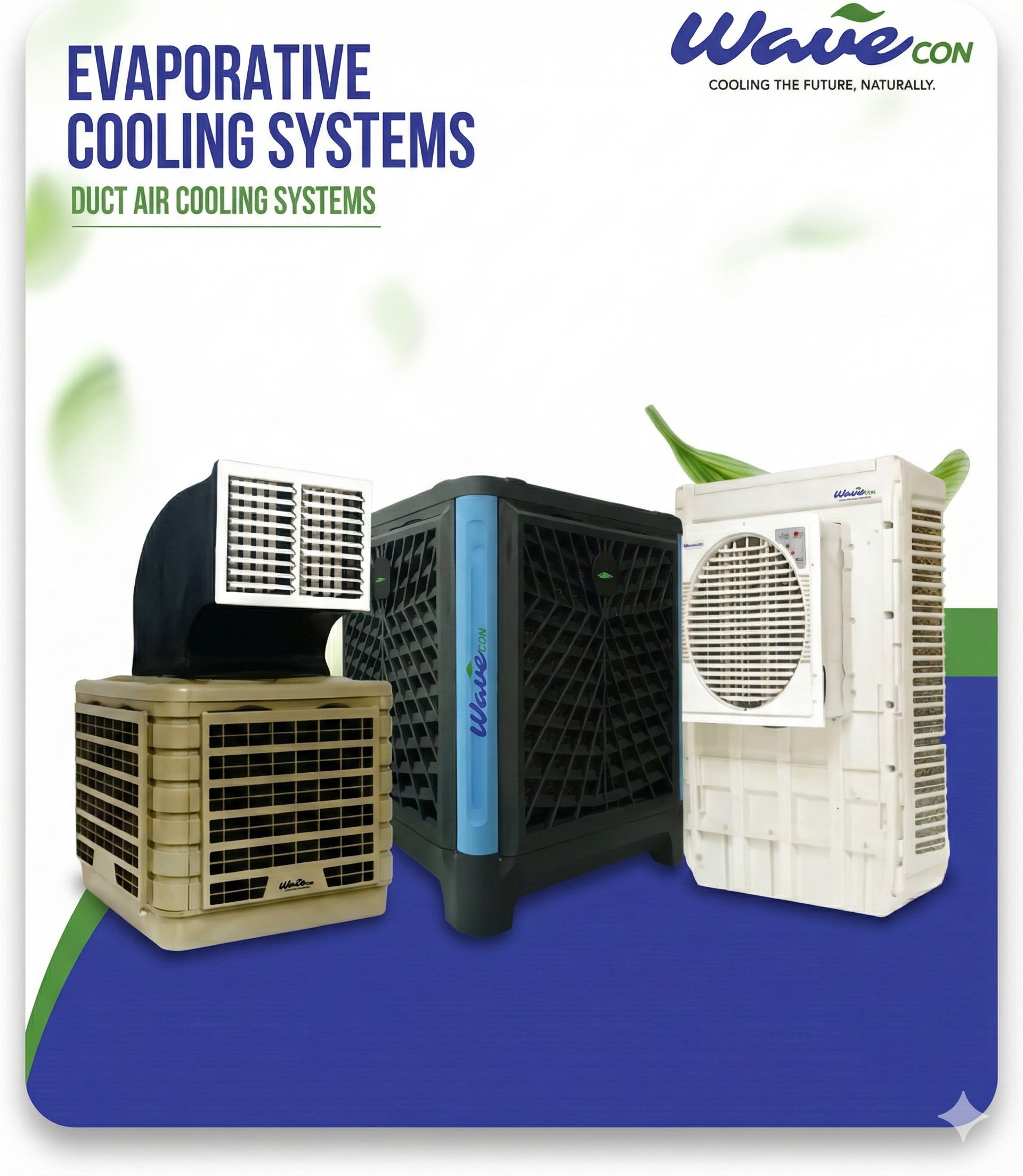 Wavecon Evaporative Cooling Systems - Duct Air Cooling Units